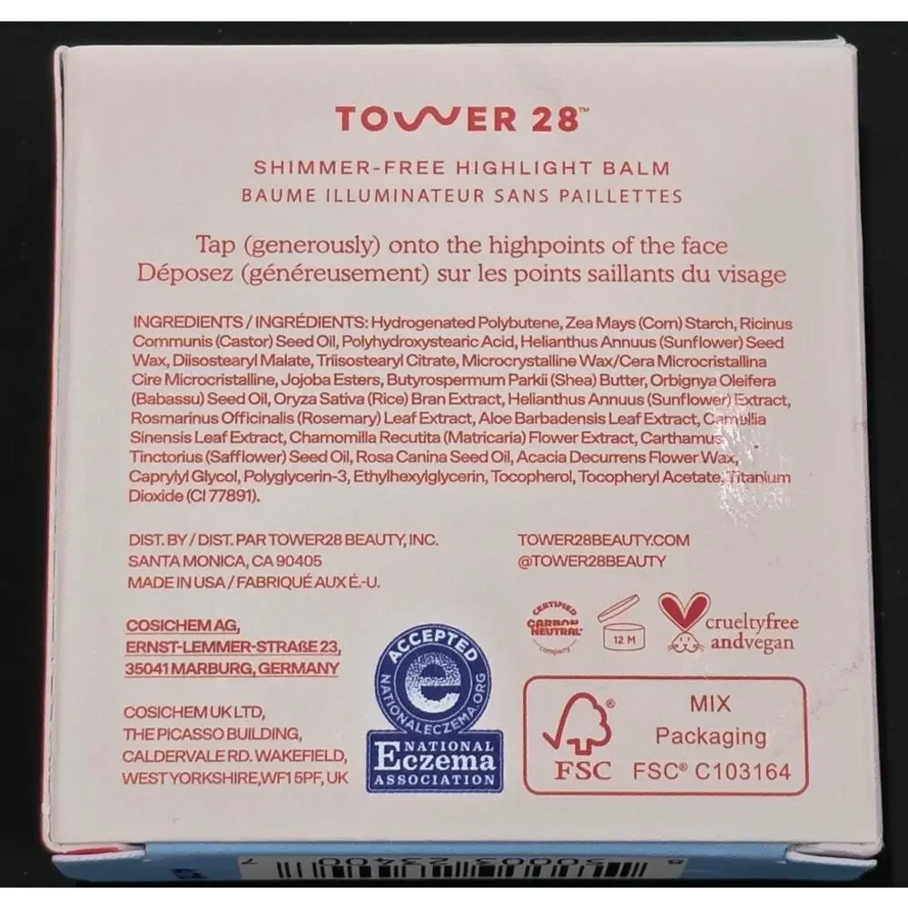 Tower 28 SuperDew Highlight Balm New in Box